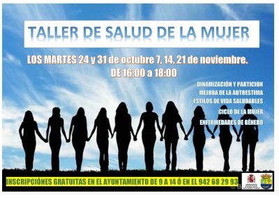 La Casa de Cultura de Colindres acogerá un taller de salud para mujeres del ámbito rural