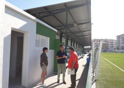 Concluyen las obras de renovación de los aseos y almacenes del estadio El Carmen
