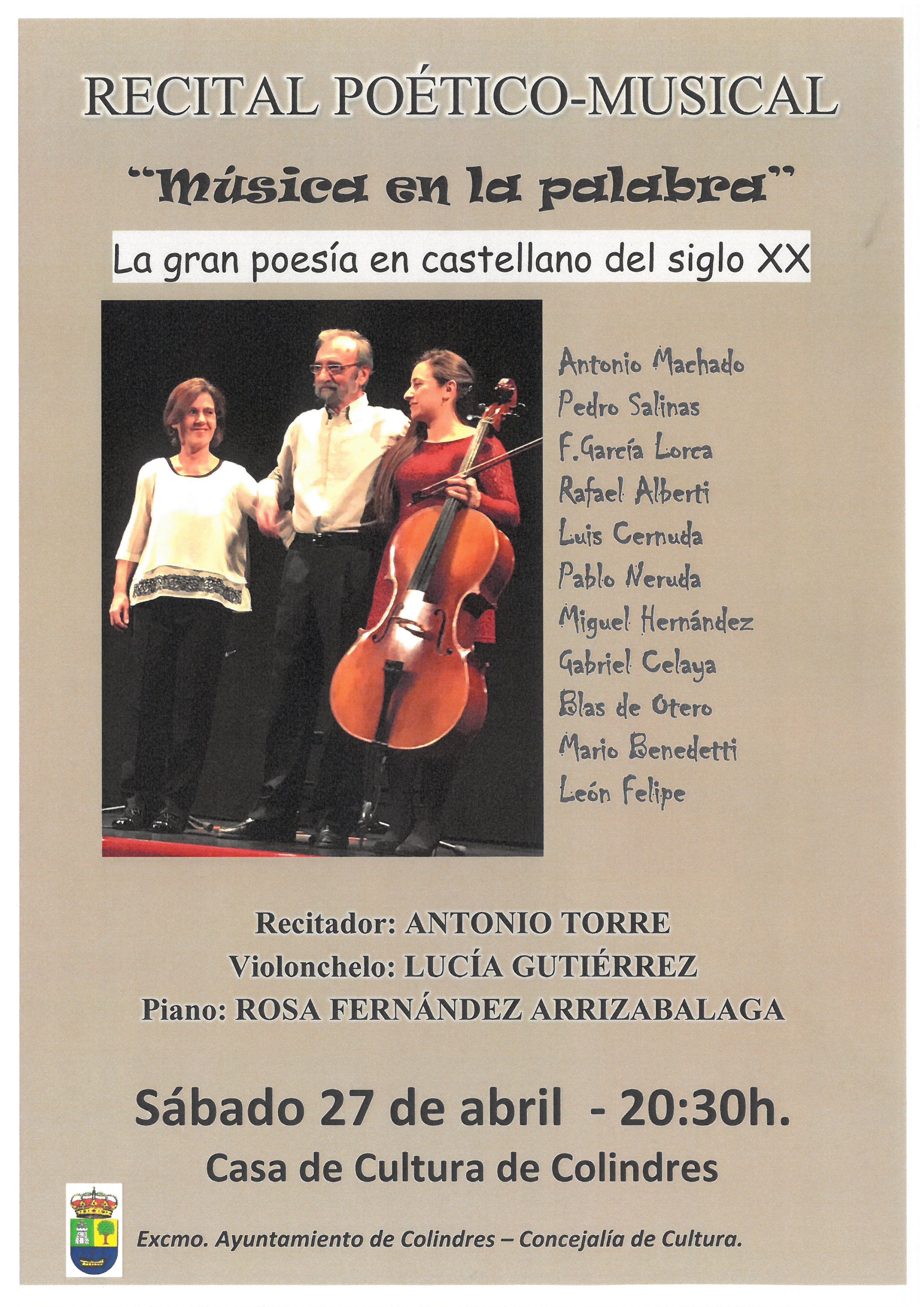 RECITAL POÉTICO MUSICAL 