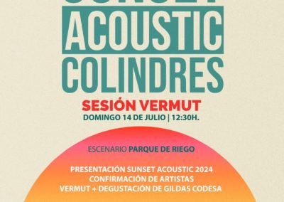 Sesión Vermut Presentación del Sunset Acoustic Colindres