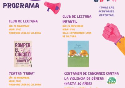 Día Internacional de la Eliminación de la Violencia contra las mujeres – 25N